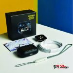 Airpods A9 Pro ANC/ENC Touch Screen Display Wireless Earbuds With Bluetooth 5.0, LCD Display, Super Bass- Black - Image 2