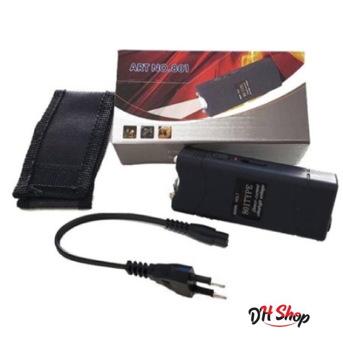 Safety Self Defense Flashlight with Electric Shock – Rechargeable – Mini Stun Gun/ ইলেকট্রিক শক গান, (801 Type, 5000k Volt) - Image 5