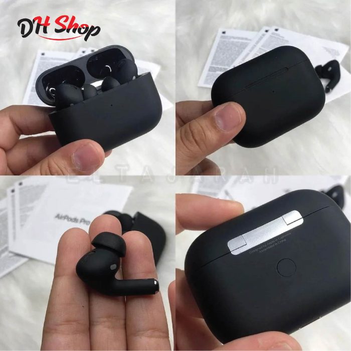 AirPods Pro (2nd Generation) ANC Dubai Copy Active Noise Reduction Bluetooth Earbuds- Black. - Image 4