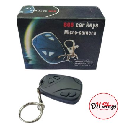 Black 1280*1024 808 Car Micro Camera Keys, For Security