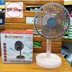 JYSUPER JY-2218 Professional Rechargeable Portable Mini Table Fan Strong Wind Left to Right Oscillating Angle 45 Degrees AC/DC - Image 3
