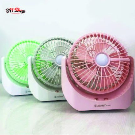 JYSUPER JY-1881 Portable USB Mini Fan with LED Light