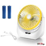 JY Super lithium rechargeable mini table fan with LED light - JY-1880 - Image 8