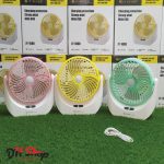 JY Super lithium rechargeable mini table fan with LED light - JY-1880 - Image 2