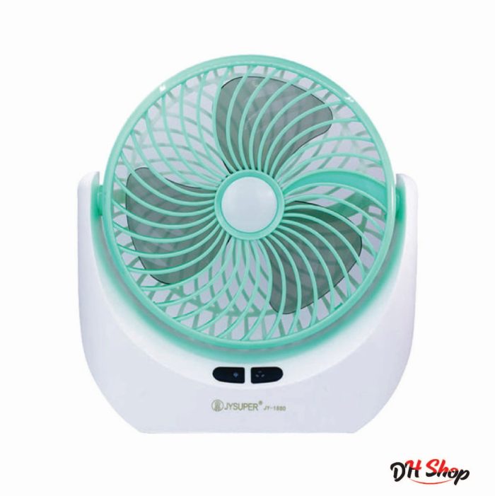 JY Super lithium rechargeable mini table fan with LED light - JY-1880 - Image 5