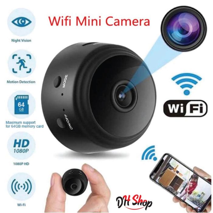 A9 Mini WiFi Camera 1080P/2K Full HD Night Vision Wireless IP Camera - Image 2