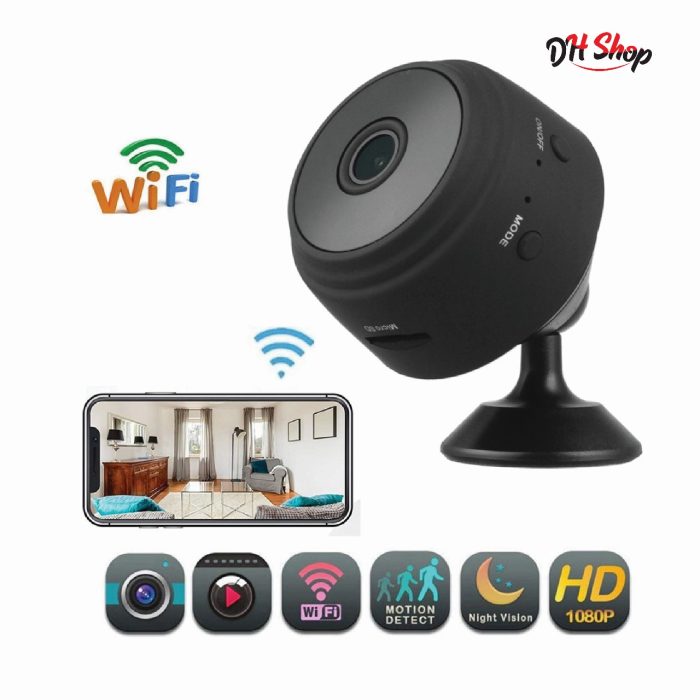 A9 Mini WiFi Camera 1080P/2K Full HD Night Vision Wireless IP Camera - Image 4