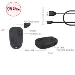 Black 1280*1024 808 Car Micro Camera Keys, For Security - Image 3