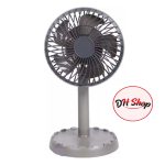 JYSUPER JY-2218 Professional Rechargeable Portable Mini Table Fan Strong Wind Left to Right Oscillating Angle 45 Degrees AC/DC - Image 4