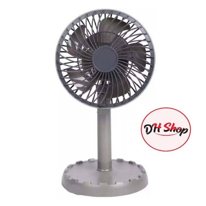 JYSUPER JY-2218 Professional Rechargeable Portable Mini Table Fan Strong Wind Left to Right Oscillating Angle 45 Degrees AC/DC - Image 4