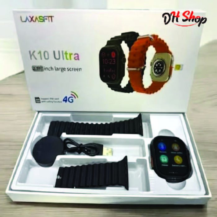 K10 Ultra Smart Watch with Sim supported (সিম সার্পোট) Big Display Wireless Charger Fitness Tracking Bluetooth connect smartwatch - Image 5