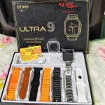 (হেডফোন/Earbuds ছাড়া) DT900 Ultra Smart Watch 07 Straps+01 Back-Cover. - Image 5