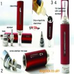 EVOD Vape Electronic Cigarette Fashionable Refillable Vapes E-Cigarette 1900mAh Battery. (1 pcs juice + Charger Free) - Image 6
