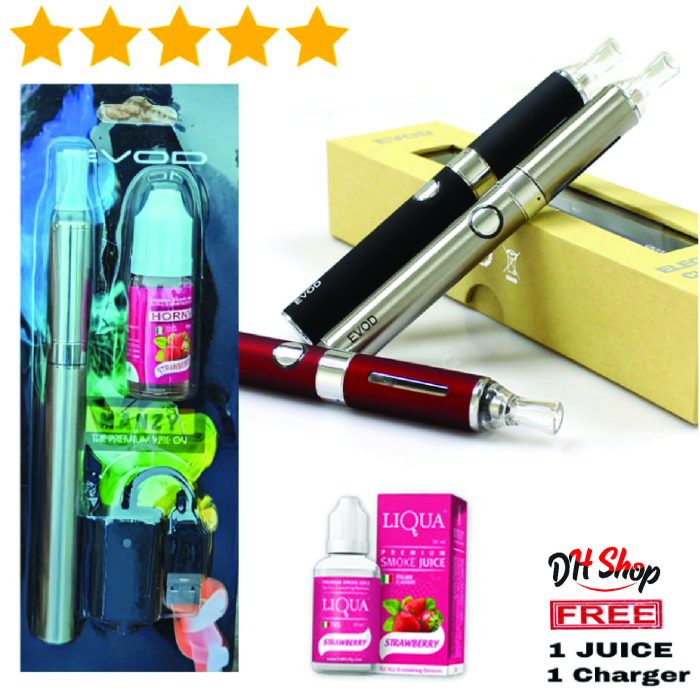 EVOD Vape Electronic Cigarette Fashionable Refillable Vapes E-Cigarette 1900mAh Battery. (1 pcs juice + Charger Free) - Image 7