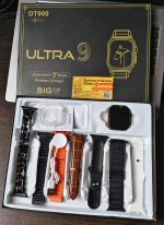 (হেডফোন/Earbuds ছাড়া) DT900 Ultra Smart Watch 07 Straps+01 Back-Cover. - Image 4