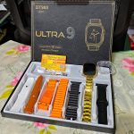 (হেডফোন/Earbuds ছাড়া) DT900 Ultra Smart Watch 07 Straps+01 Back-Cover. - Image 3