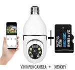 V380 PRO E27 360 Degree 1080P Wireless Home Security IP Camera - Image 4