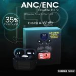 E9 Pro AirPods Touch Screen with Super Fast LED Display (ANC & ENC Apps Supported TWS) (Black) - Image 3