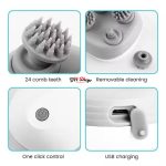 Smart Scalp Massager With Red Light Sensor - স্মার্ট স্কাপ ম্যাসাজার - (১ বছরের সার্ভিস ওয়ারেন্টি) - Image 7