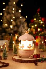 Bunny’s Carousel Remote Control Rotating LED Night Light – Starry Projector, Music & USB Rechargeable - Image 10