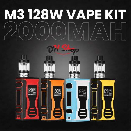 M3 128w vape liquid electronic cigarette led vaporizer 3.5ml 2000mah box mod vape kit hookah vaper ভেপর (Juice FREE- 1 piece-10ml)