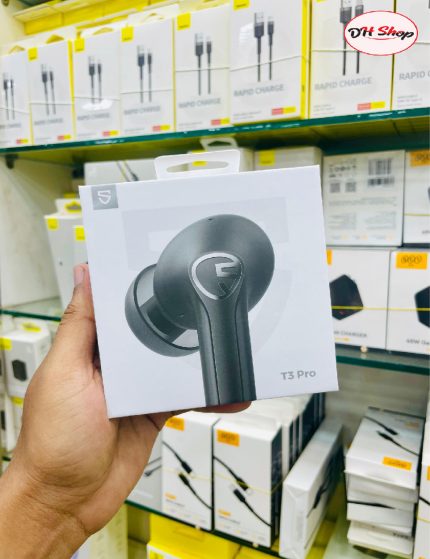 SoundPeats T3 Pro 35dB ANC Wireless Earbuds with 6month Official Warranty.