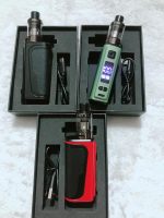 E5 120W Box Mod E Cigarette Vape Kit 1800mah Build-in Battery OLED Screen ভেপর (Juice FREE- 1 piece-10ml) - Image 6