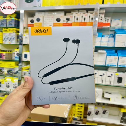 QCY TuneArc N1 C3 In-ear Neckband Headphones with 6month Official Warranty.