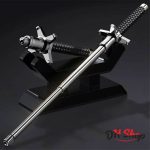 28 Inch Self Defense Stick | Self-defense stick telescopic stick vehicle-mounted legal self-defense supplies solid stick portable weapon men and women self-defense three-section stick.